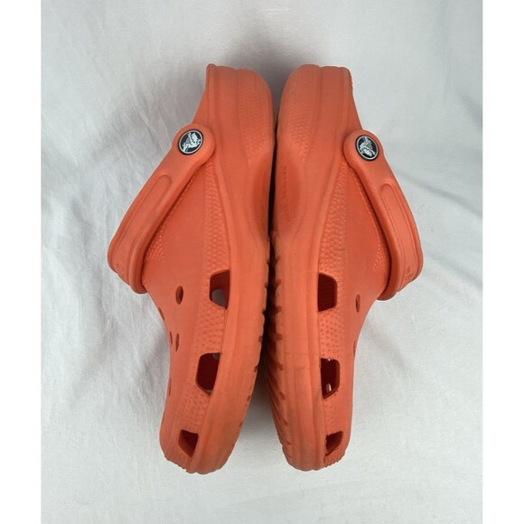 CROCS Classic Clogs Adult Unisex M8 W10 Tangerine Orange Slip-ons Shoes Sandals - Picture 9 of 12